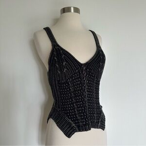 Rachel Comey Black Knit Tank Top